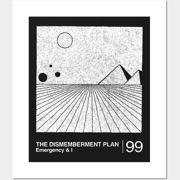 The Dismemberment Plan  / Minimalist Graphic Artwork Design Wall Art by saudade